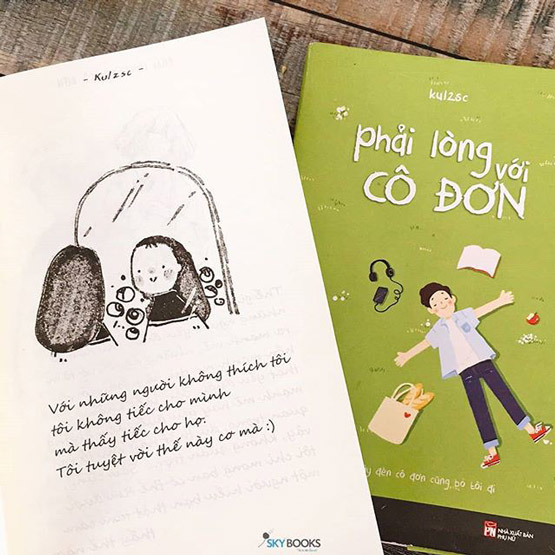 “Phải lòng với cô đơn” là một cuốn sách khá dễ thương, tuy không đào sâu vào ý nghĩa, chỉ dừng lại ở những câu quotes dễ thương 