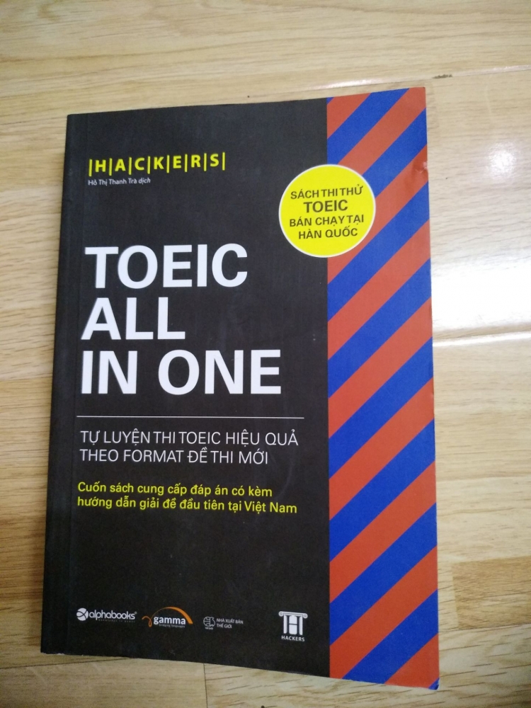 Quyển sách TOEIC All In One hiện được ưa chuộng