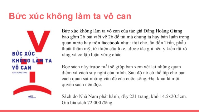 Một vài thông tin về quyển sách