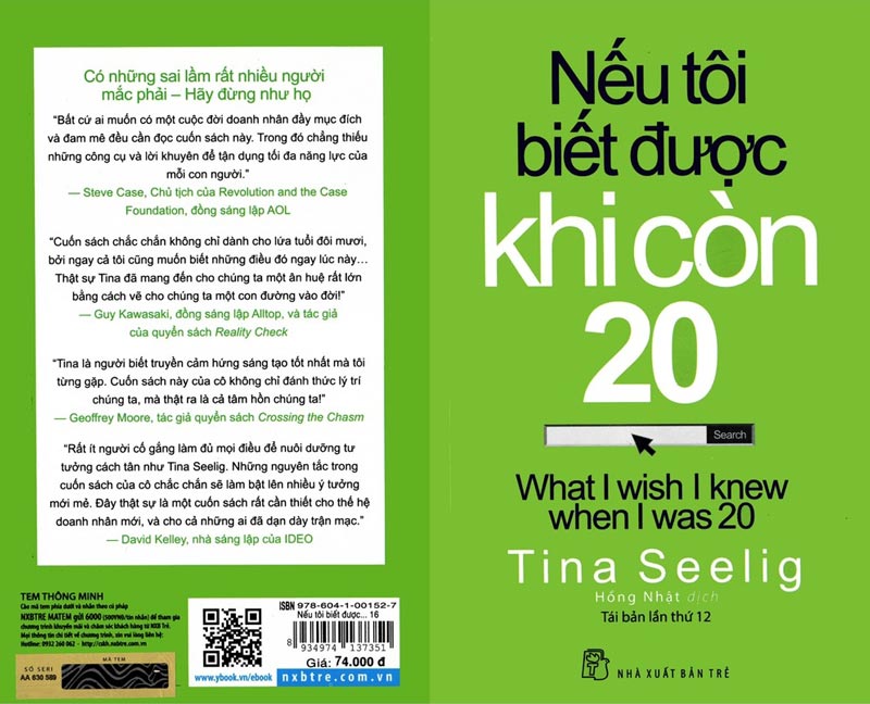 Sách "Nếu tôi được biết khi còn 20" với 10 chương