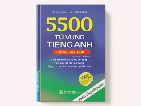 5500 từ vựng tiếng Anh thông dụng nhất